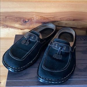 Born Black slip on loafers